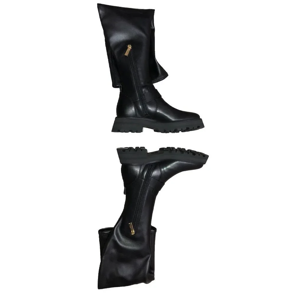 Michael‎ Kors Boots Women's 6 Black Easton Over The Knee OTK 36 NEW